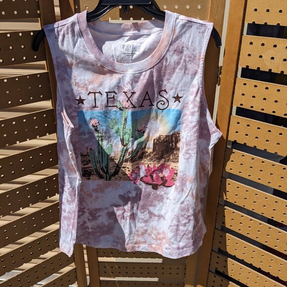 Time and Tru NWT Texas Muscle Tee Sz L (12-14) - Picture 2 of 5